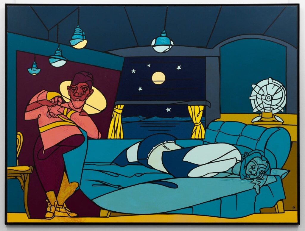Valerio Adami, Notte stellata, 2006