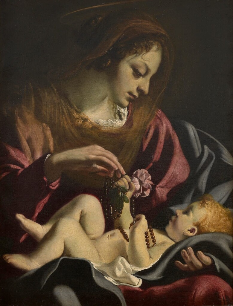 Guido Cagnacci, Madonna con bambino