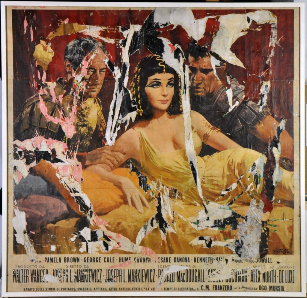 Mimmo Rotella, Cleopatra, 1963