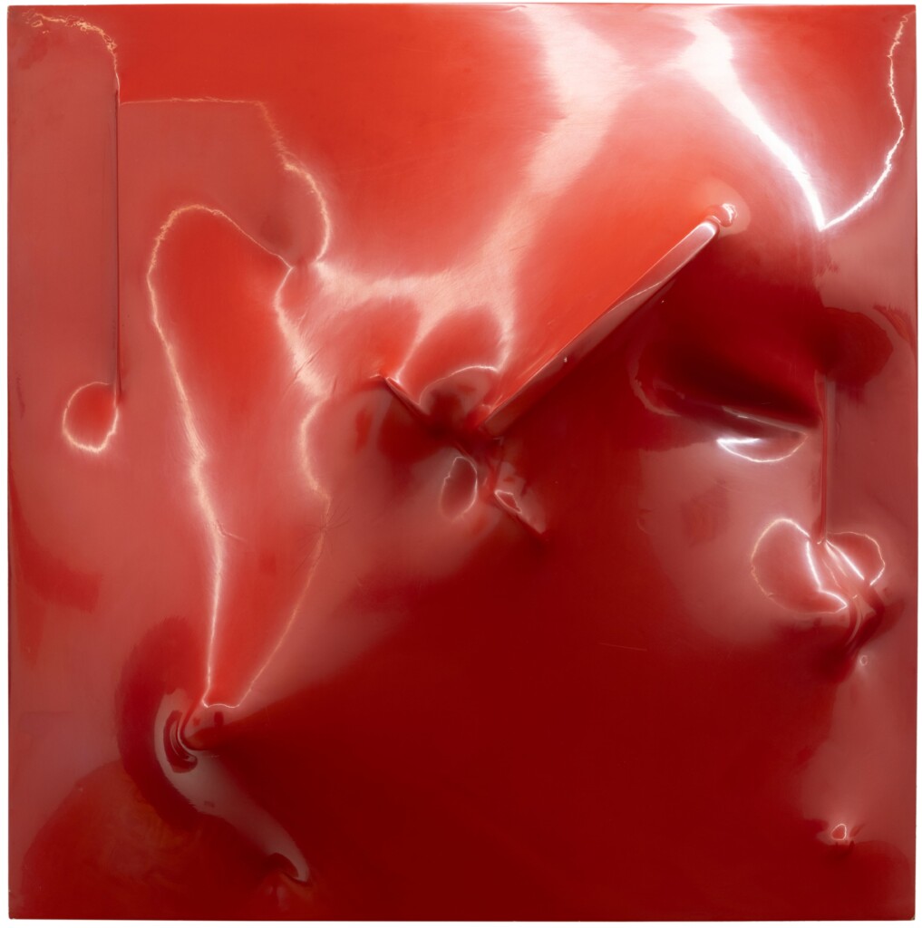 Giò Pomodoro opera senza titolo del 1968 rossa